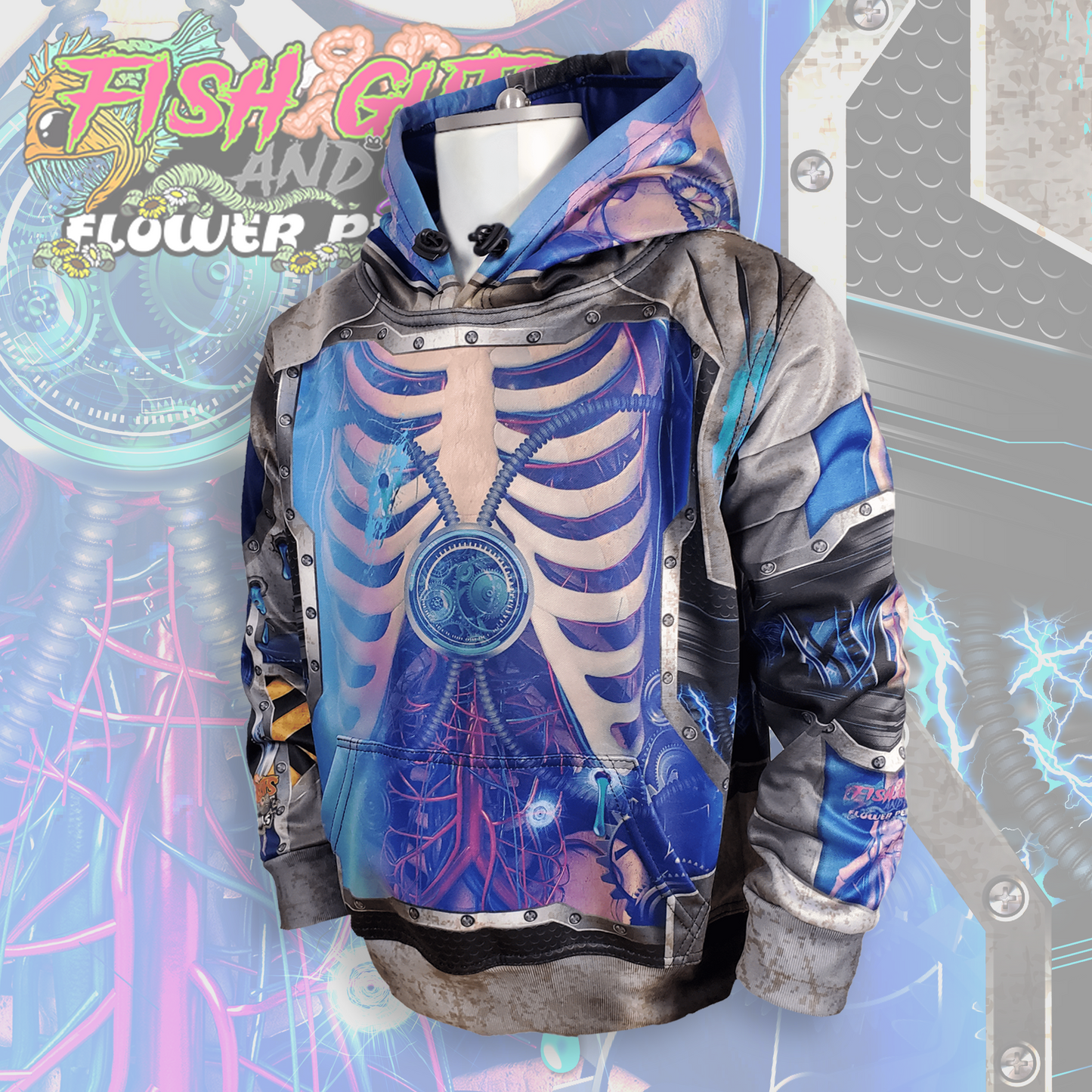 Fish Guts and Flower Petals - BONES - Hoodie