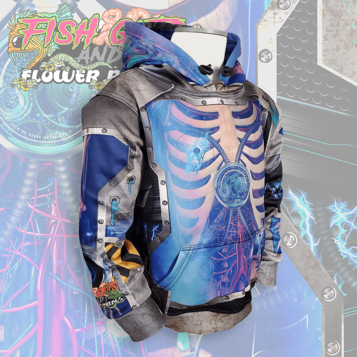 Fish Guts and Flower Petals - BONES - Hoodie