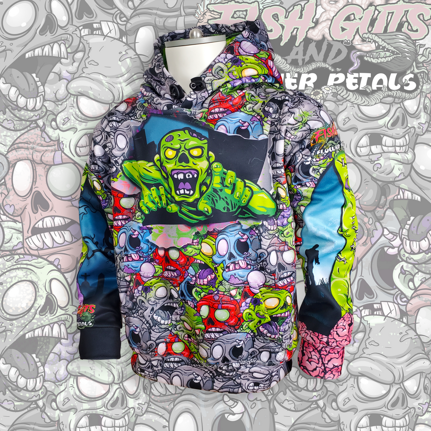 Fish Guts and Flower Petals - ZOMBIE - Hoodie